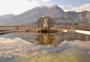 Villa Melzi, vasca e fontana delle ninfee