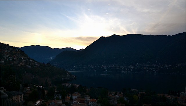 Cernobbio, vista da hotel asnigo