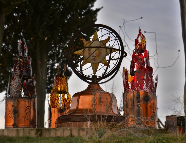 Parco artistico La Court, Il sito del Fuoco