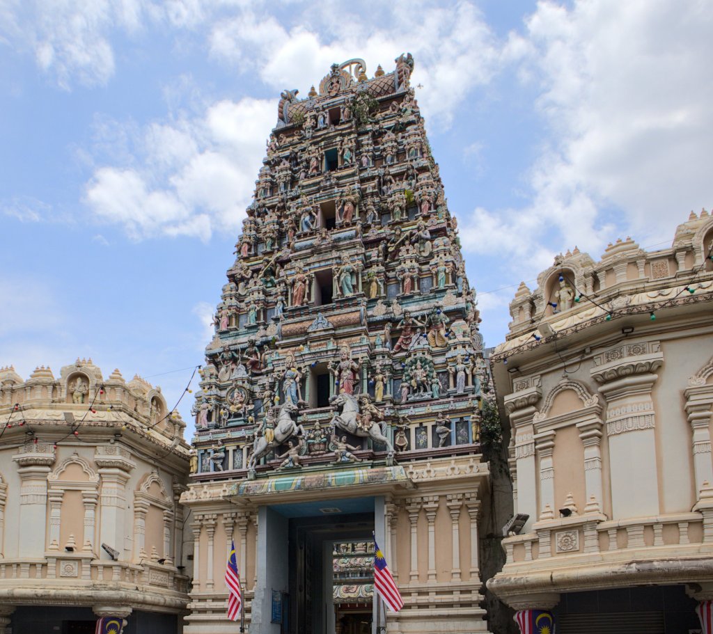 kuala lumpur, tempio sri mahamariamman